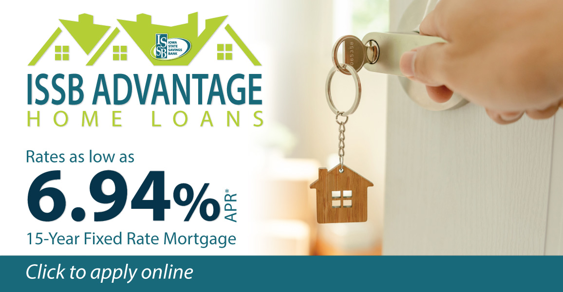ISSB Advantage Home Loans rates as low as 6.94% APR. Click to apply online