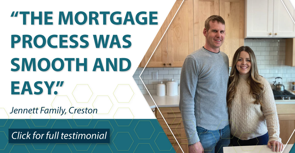 The mortgage process was smooth and easy. Click for full testimonial