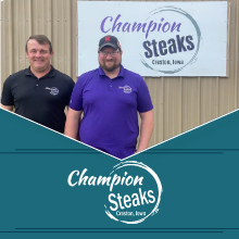 Champion Steaks Testimonial